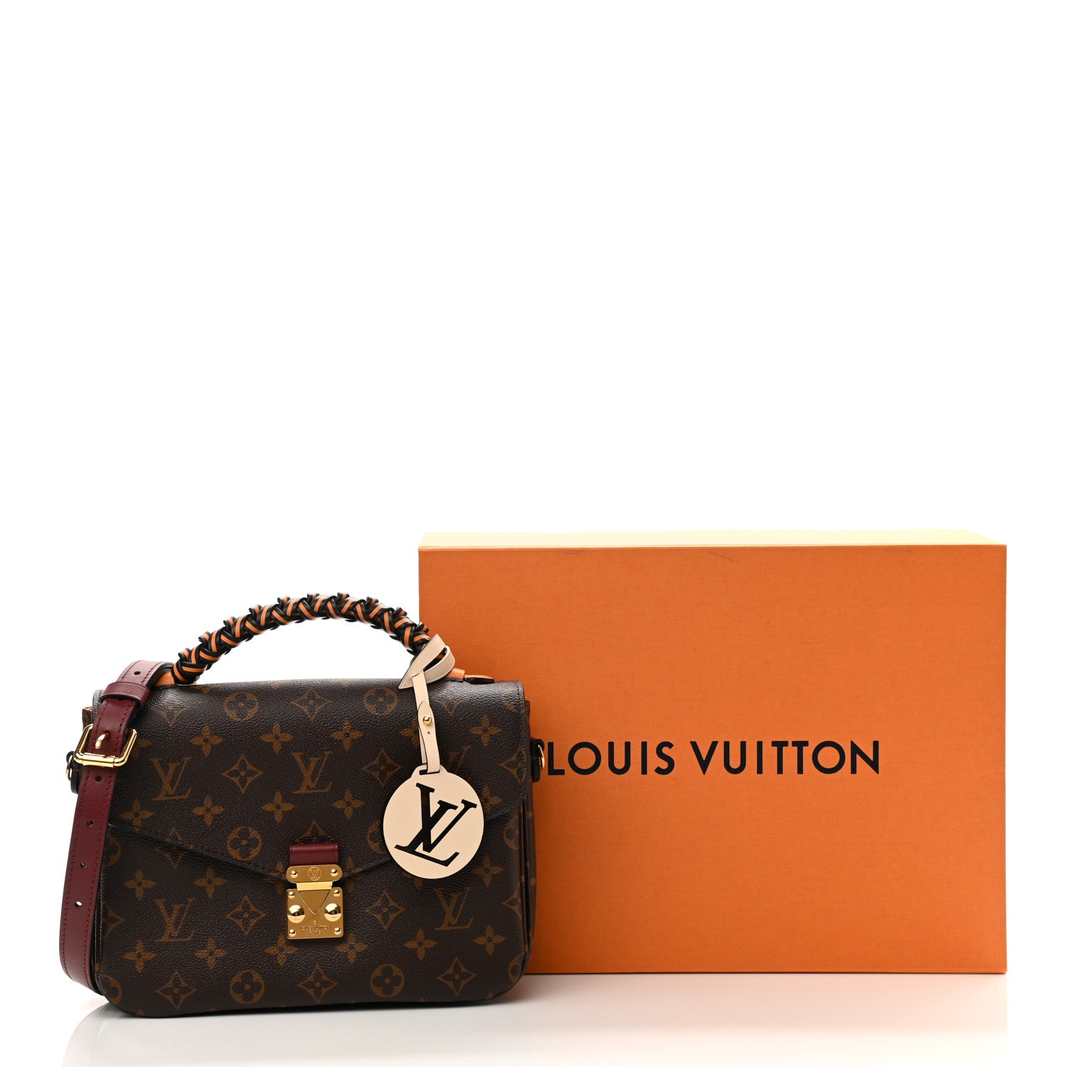 Louis Vuitton Monogram Braided Pochette Metis Safran 10 of 10