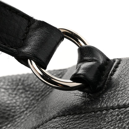 Saint Laurent Calfskin Canvas Large Muse Two Black 12 of 16