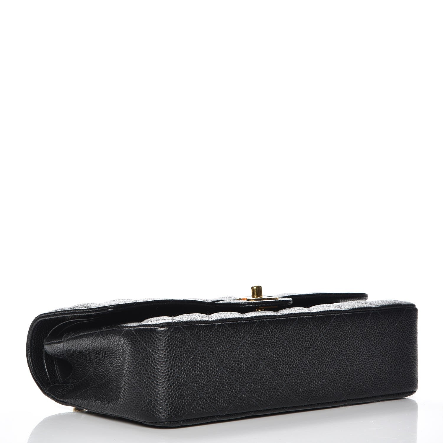 Chanel Caviar Quilted Medium Double Flap Black 8 of 28