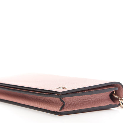 Gucci Dollar Calfskin Medium Betty Chain Wallet Soft Pink 7 of 10