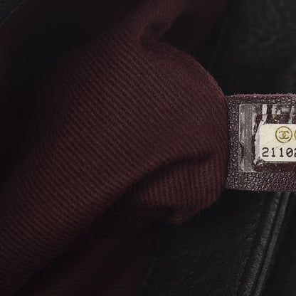 Chanel Crumpled Lambskin Quilted Medium Single Flap Black 8 of 13