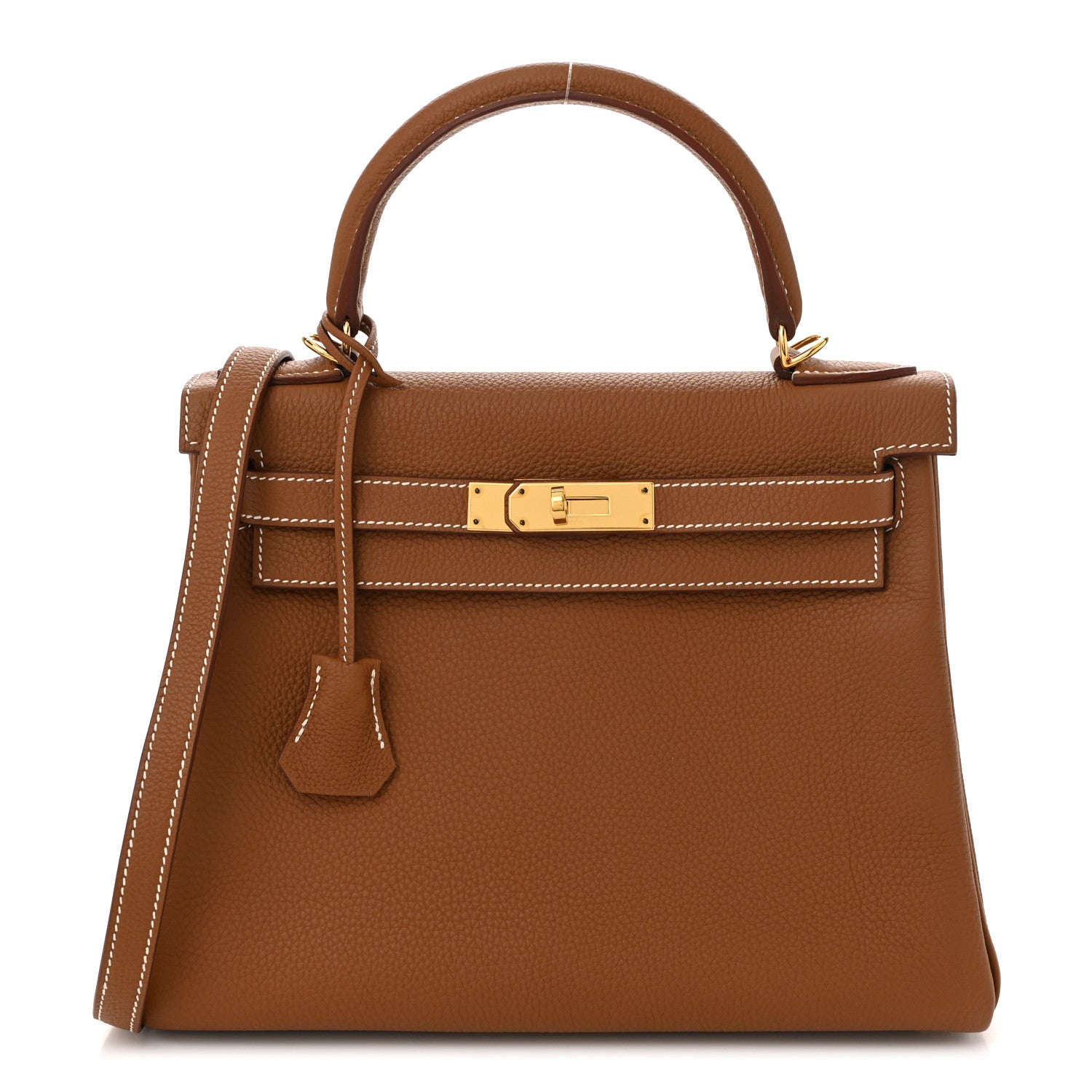 Hermes Togo Kelly Retourne 28 Gold 1 of 11