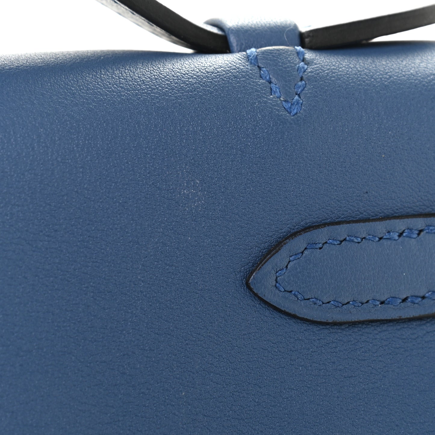 Swift Kelly Pochette Clutch Bleu Agate