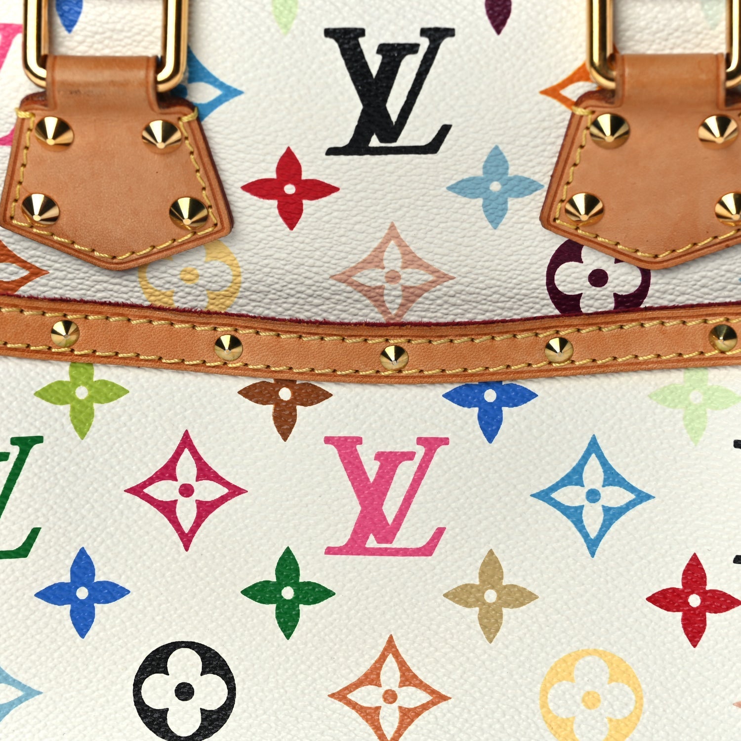 Louis Vuitton Monogram Multicolor Trouville White 6 of 8