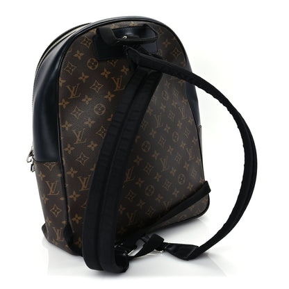 Louis Vuitton Monogram Macassar Josh Backpack Black 2 of 8
