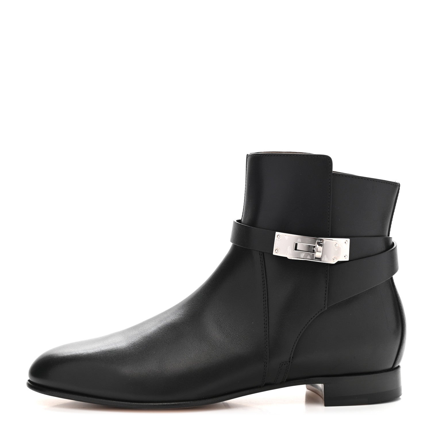 Hermes Calfskin Neo Low Boots 39 Black 1 of 10