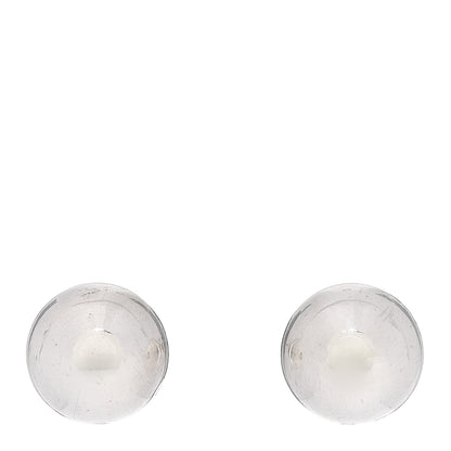 Tiffany Sterling Silver 10mm HardWear Ball Earrings 1 of 5
