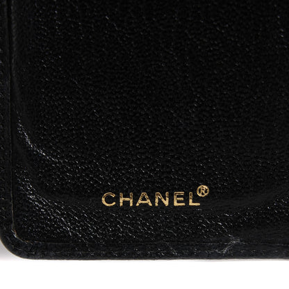Chanel Goatskin CC Yen Wallet Black 6 of 8