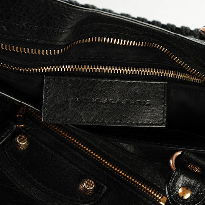 Balenciaga Agneau Giant 12 Rose Gold Hardware City Black 6 of 7