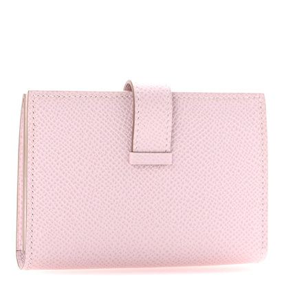 Hermes Epsom Bearn Card Holder Wallet Mauve Pale 3 of 10