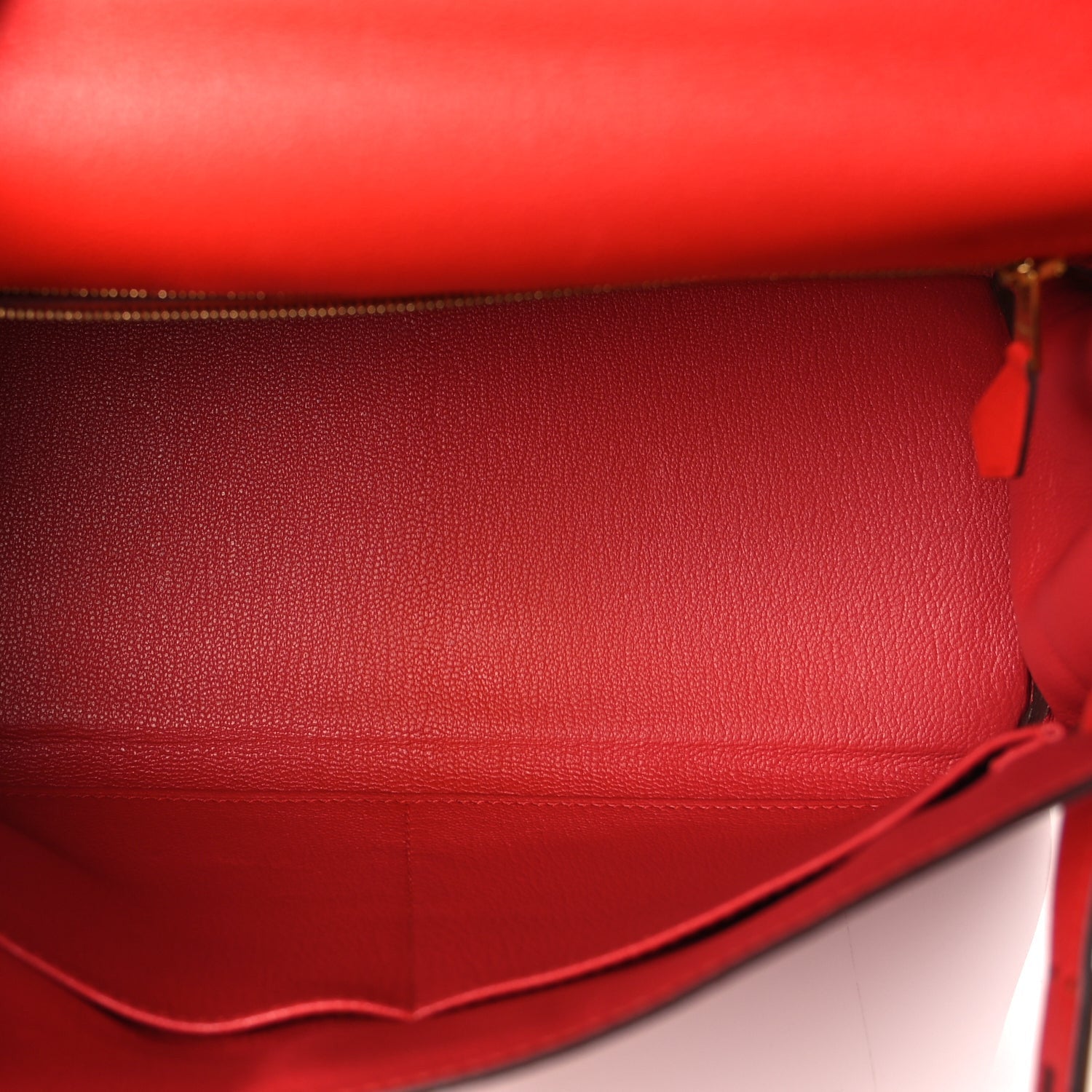 Hermes Evercolor Kelly Retourne 28  Rouge Tomate 4 of 9