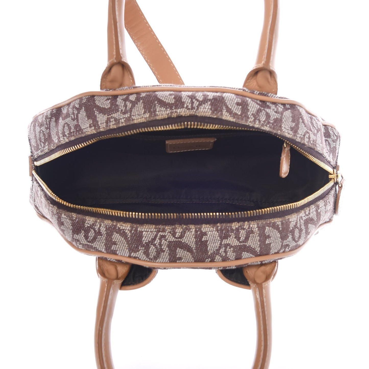 Monogram Mini Saddle Bowler Brown