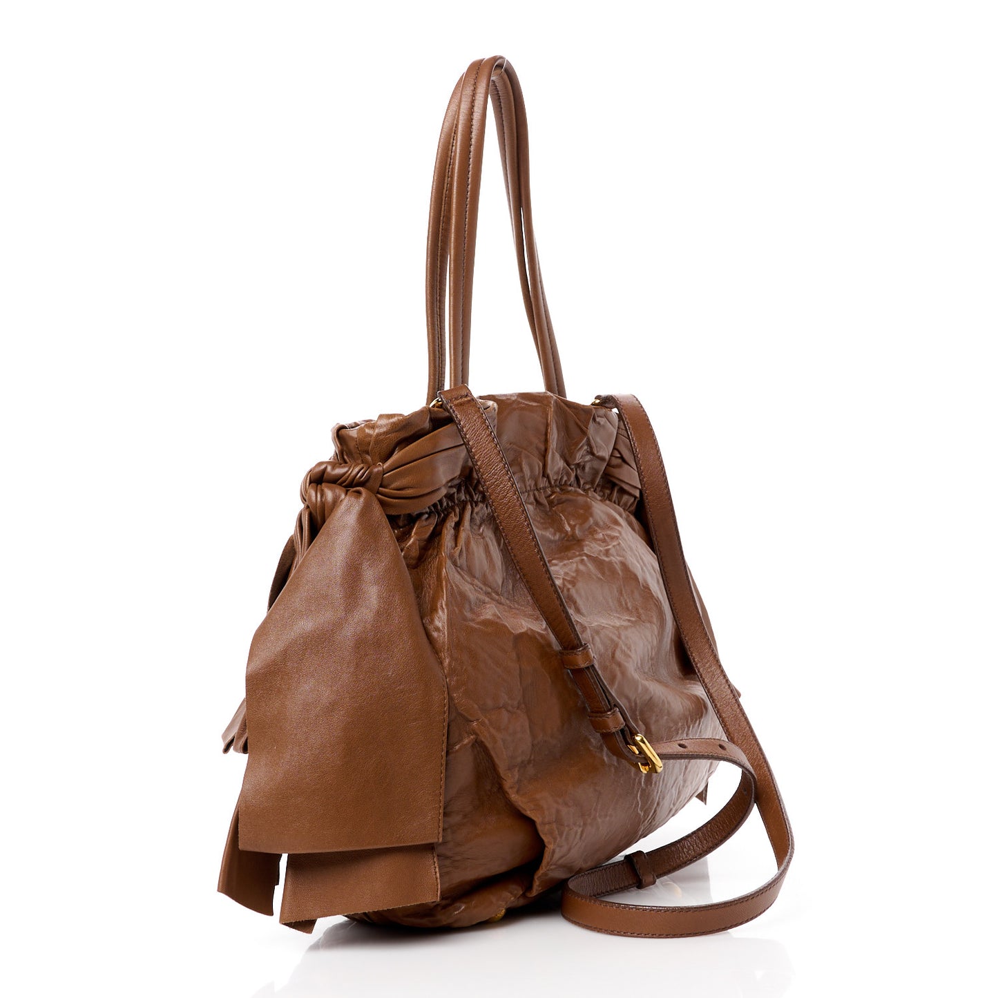 Nappa Antique Bow Bag Cocco