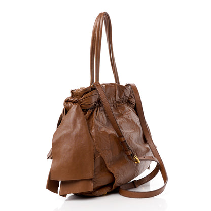 Prada Nappa Antique Bow Bag Cocco 3 of 10