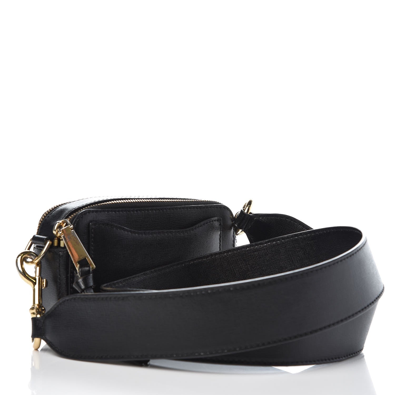 Marc Jacobs Saffiano Snapshot Camera Bag Black 2 of 12