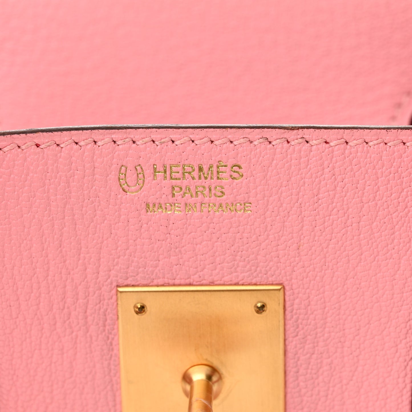 Chevre de Coromandel Horseshoe Birkin 30 Rose Confetti Fuchsia