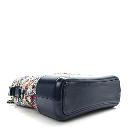 Chanel Tweed Calfskin Medium Gabrielle Hobo Blue 4 of 12