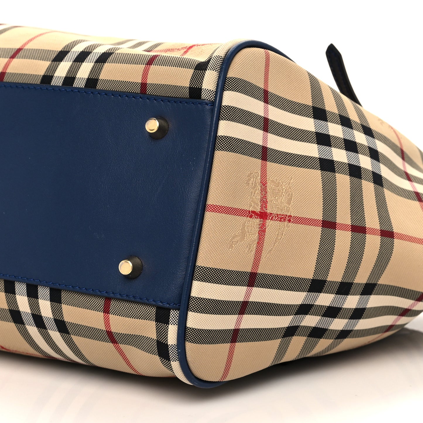 House Check Small Canterbury Tote Navy