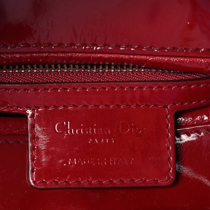 Christian Dior Patent Cannage Medium Lady Dior Red 5 of 8