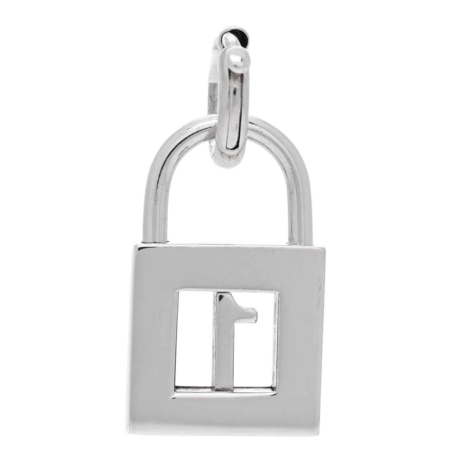 Tiffany Sterling Silver No 1 Lock Charm Pendant 3 of 4