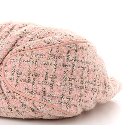 Chanel Tweed Boucle Knitting Bag Pink 10 of 16