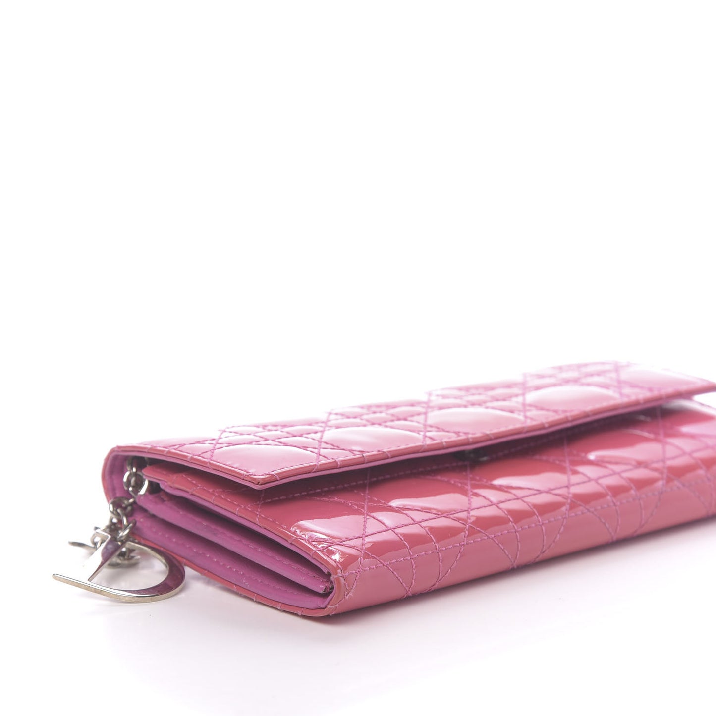 Patent Cannage Rendezvous Chain Wallet Pink