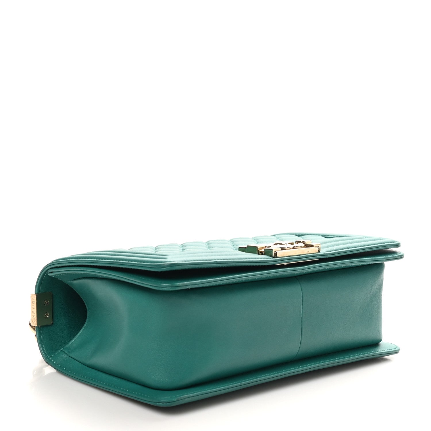 Chanel Lambskin Quilted Medium Boy Flap Green 4 of 10
