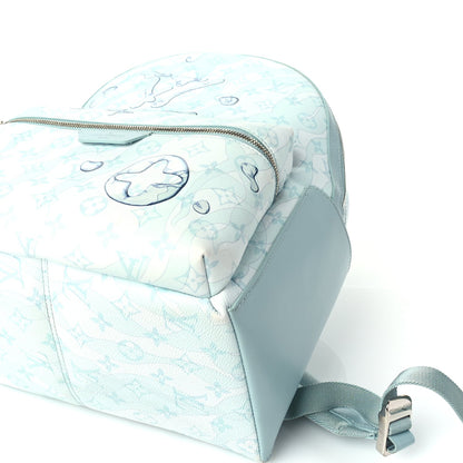 Louis Vuitton Monogram Aquagarden Discovery Backpack PM Crystal Blue 8 of 8