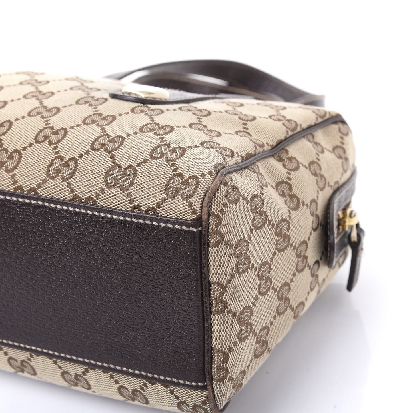 Monogram Small Charmy Boston Dark Brown