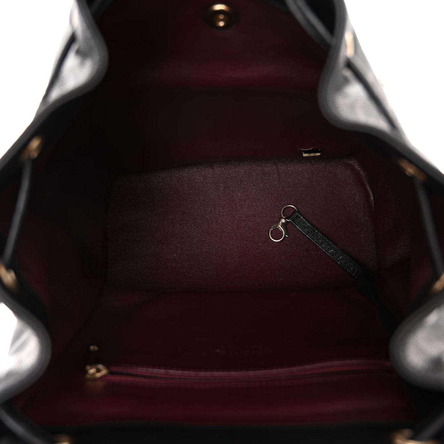 Caviar Quilted Business Affinity Backpack Black