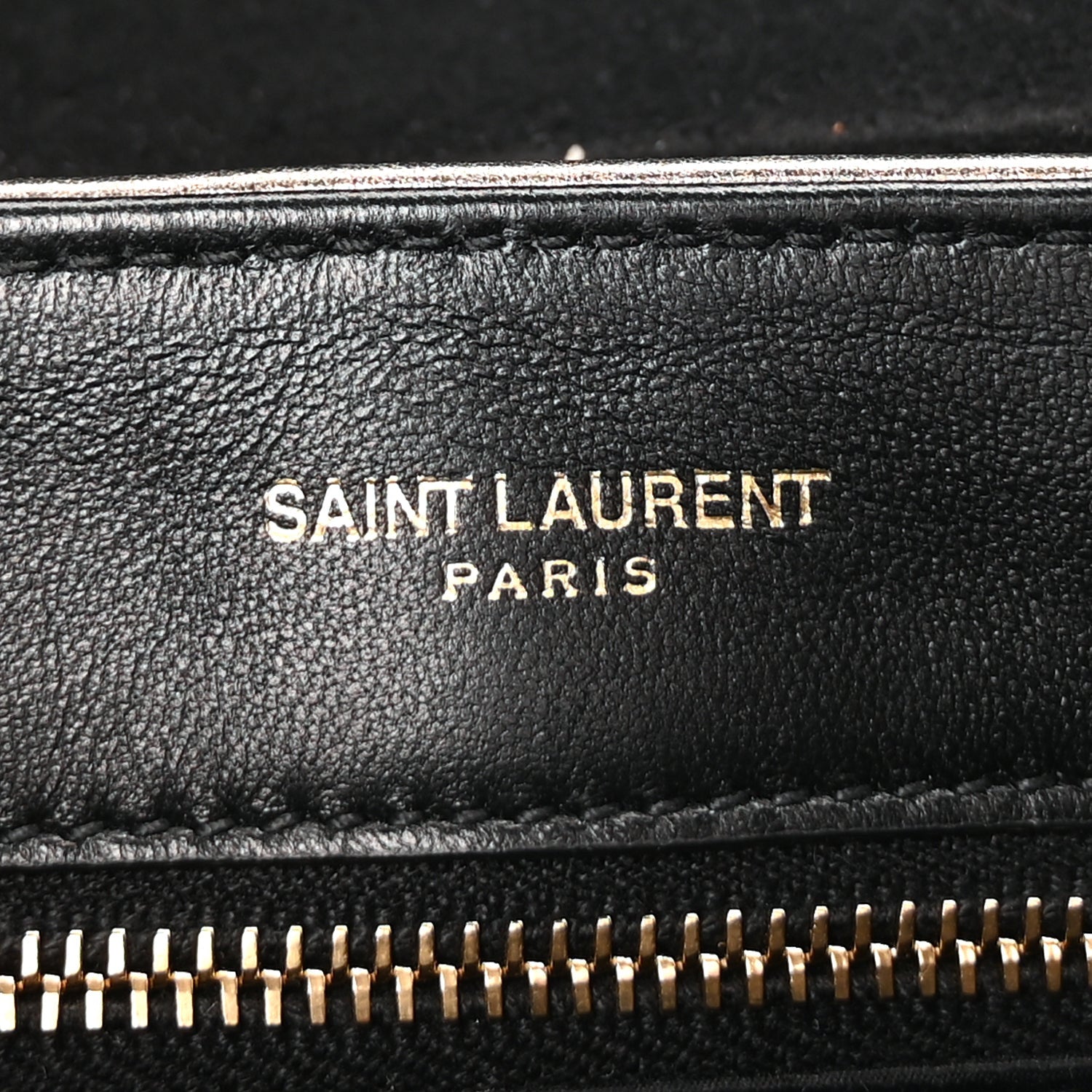 Saint Laurent Metallic Calfskin Y Quilted Monogram Toy Loulou Crossbody Bag Piombo 4 of 8