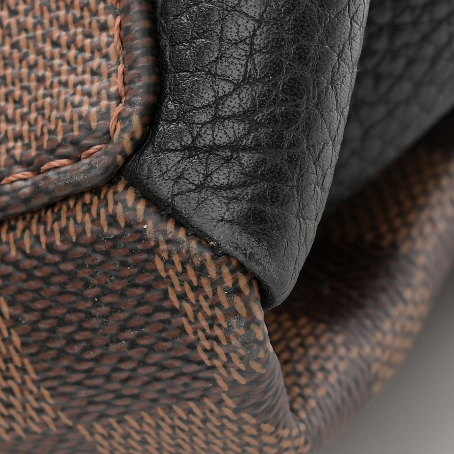 Louis Vuitton Cuir Taurillon Damier Ebene Normandy Black 12 of 16