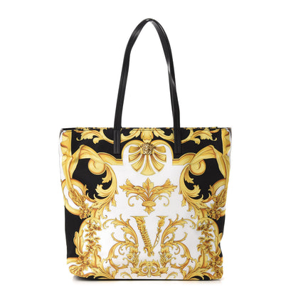 Versace Nylon Baroque Print Tote Black 1 of 9