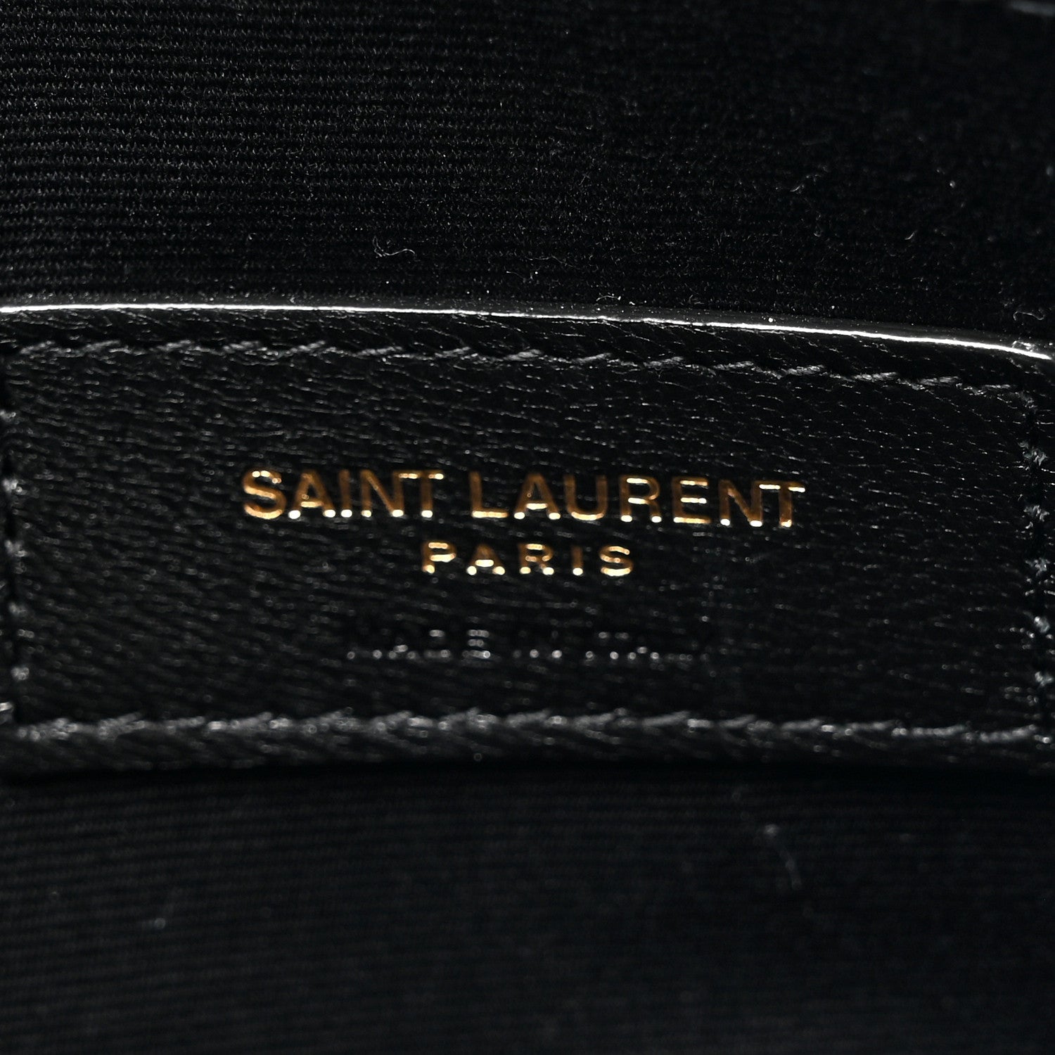 Saint Laurent Calfskin Matelasse Monogram Cassandre Tablet Pouch Black 6 of 8