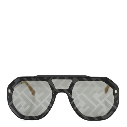 Fendi Acetate FF Aviator Sunglasses FE40006U Black Yellow 2 of 6