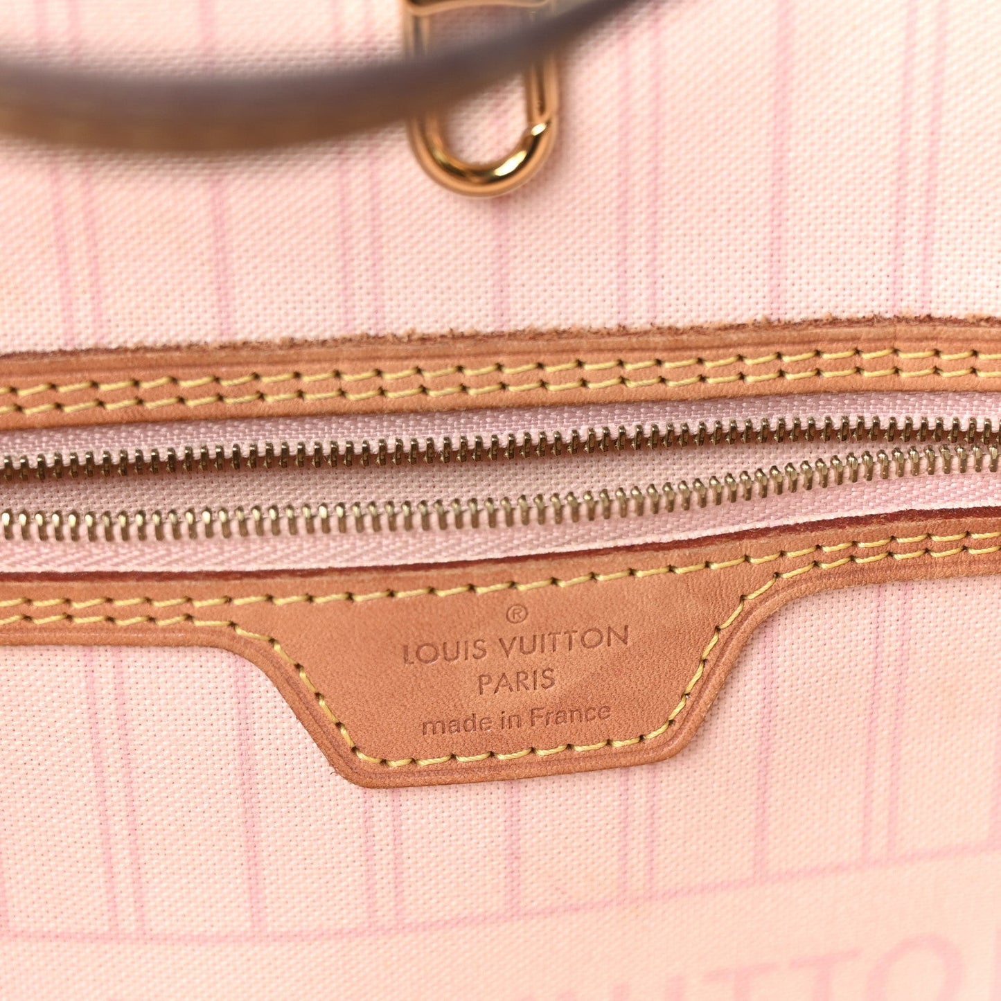Damier Azur Neo Neverfull MM Rose Ballerine