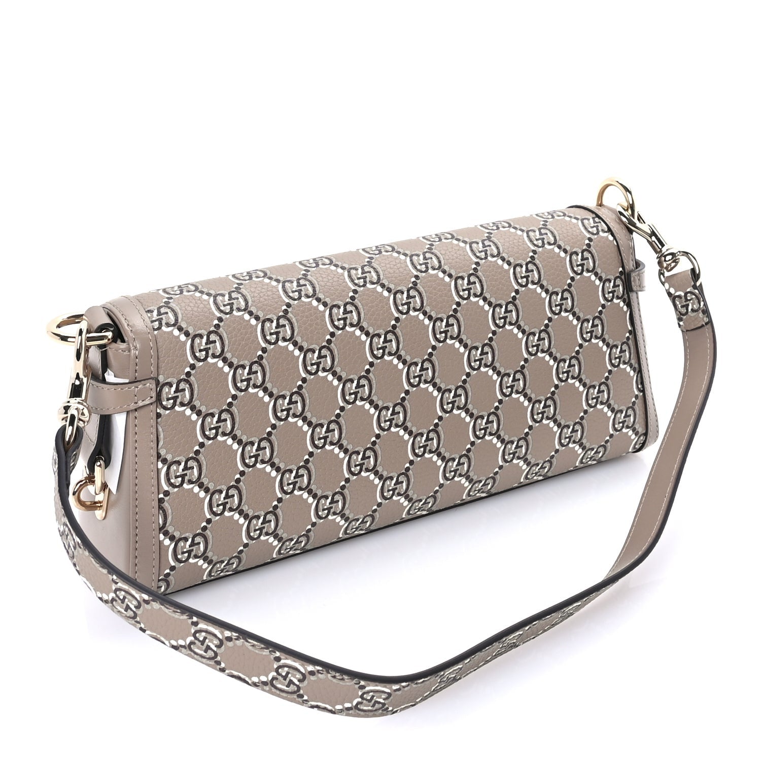 Gucci GG Shadow Monogram Small Luce Shoulder Bag Beige 2 of 7
