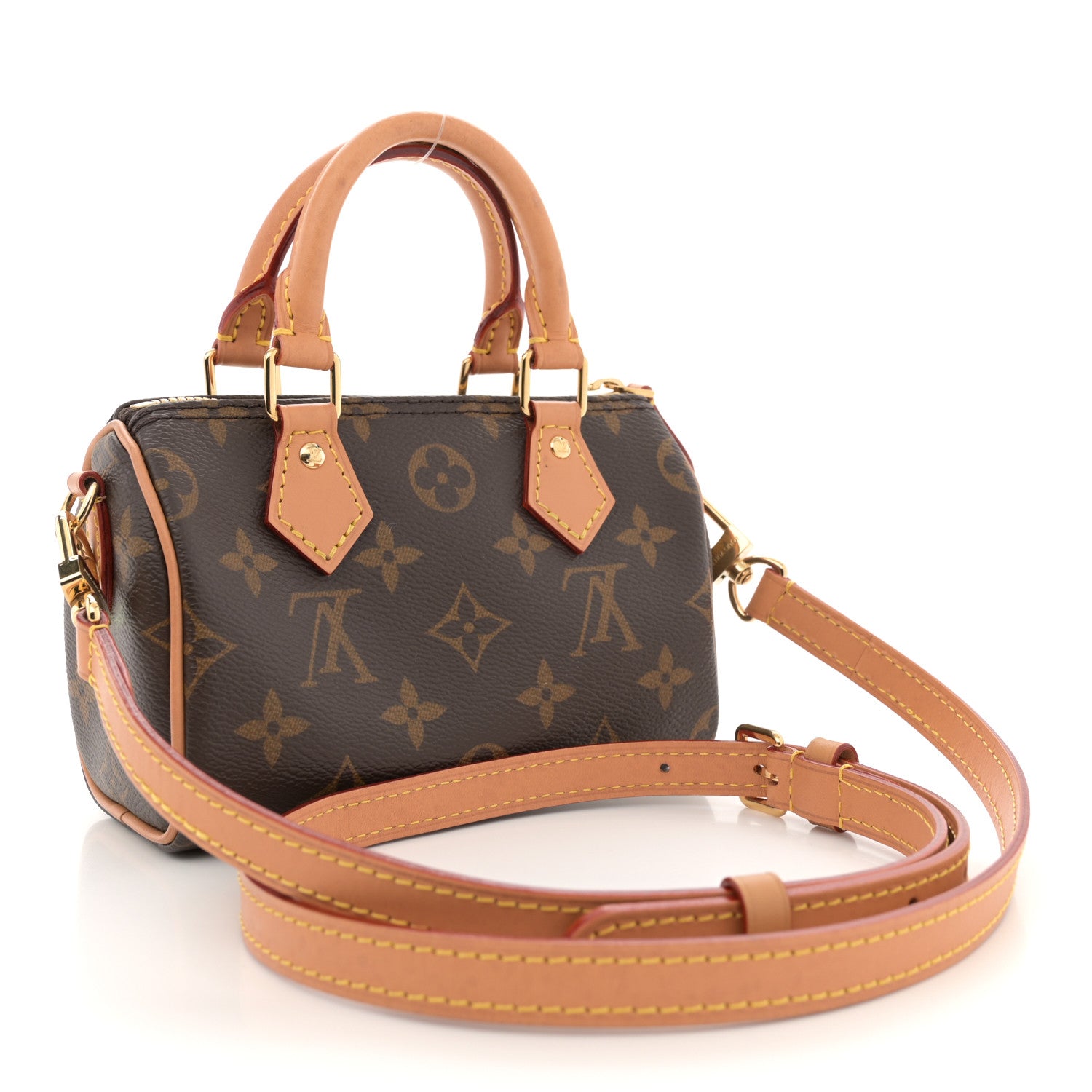 Louis Vuitton Monogram Nano Speedy Bandouliere 3 of 13