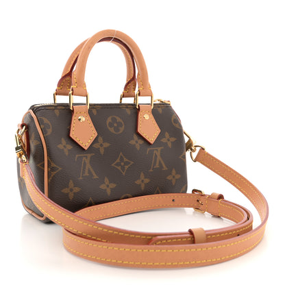 Louis Vuitton Monogram Nano Speedy Bandouliere 3 of 13