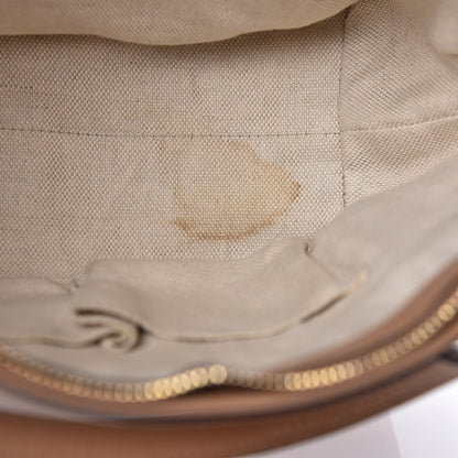 Gucci Pebbled Calfskin Small Soho Top Handle Bag Camelia 9 of 11