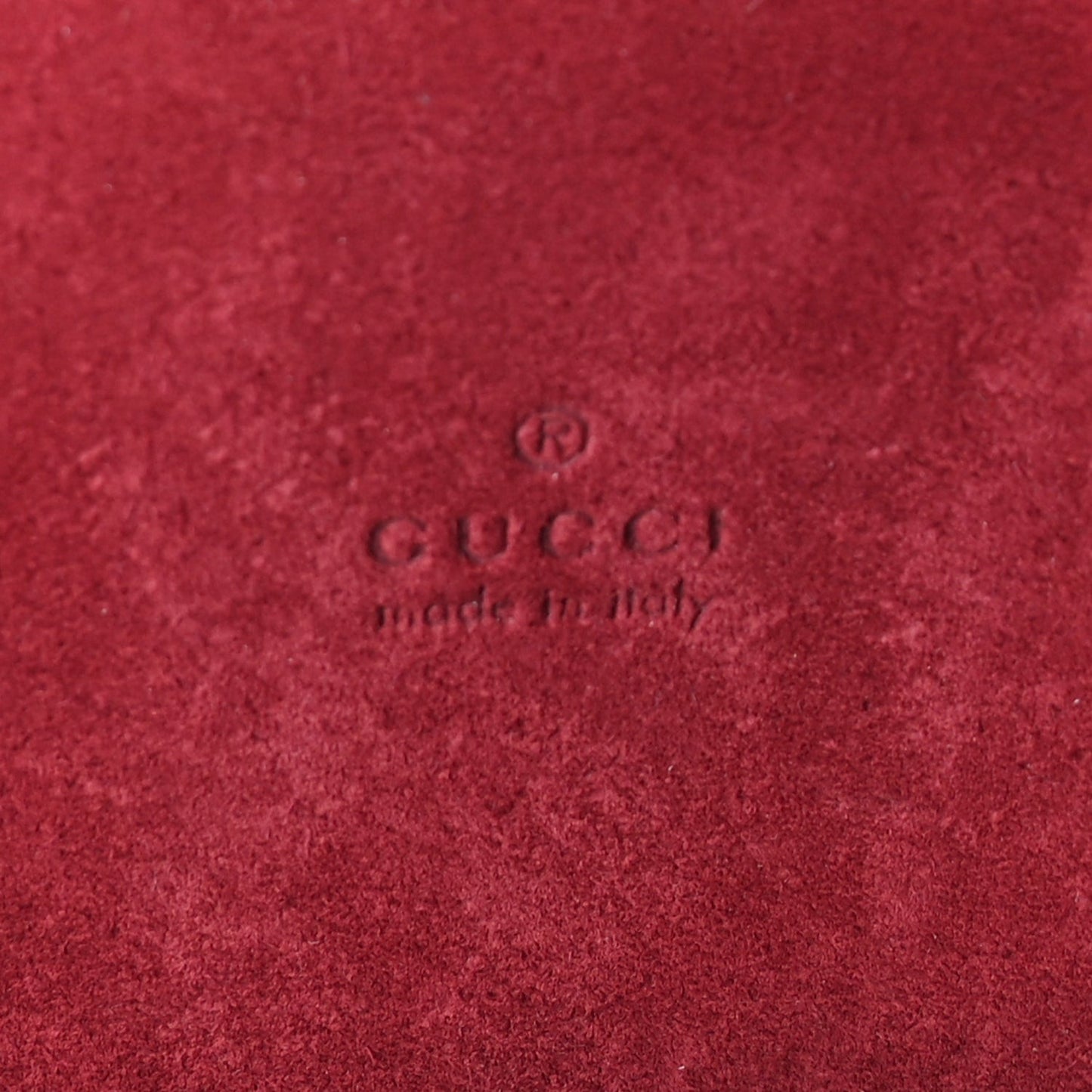 Crinkled Patent Mini Dionysus Shoulder Bag Rosso Ancora Red