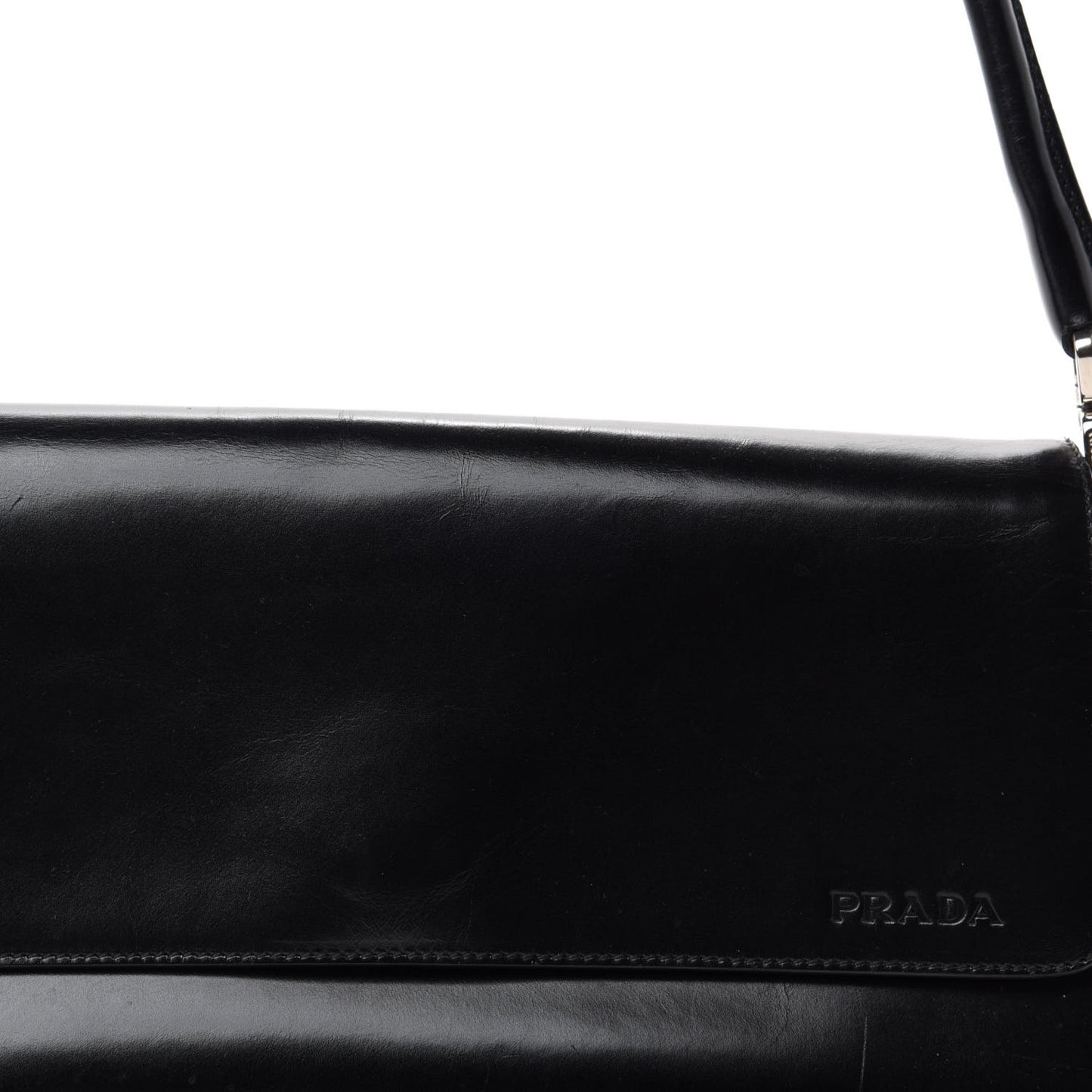 Spazzolato Shoulder Bag Black