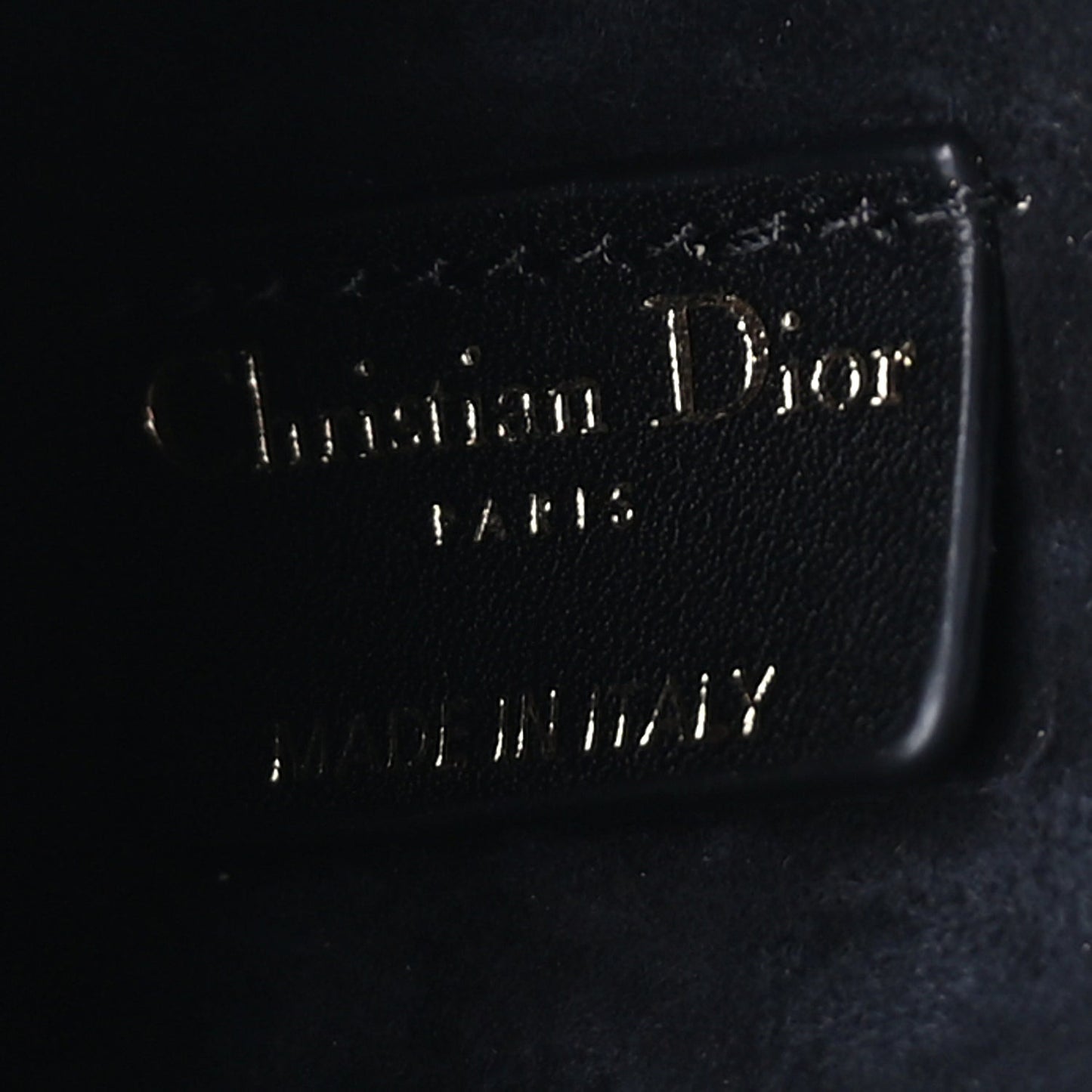 Calfskin Embossed Jardin Botanique Micro Vanity Case Black