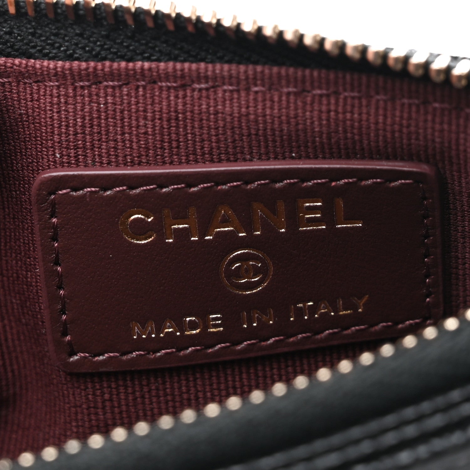 Chanel Caviar Quilted Flap Zip Card Holder Black 6 of 8