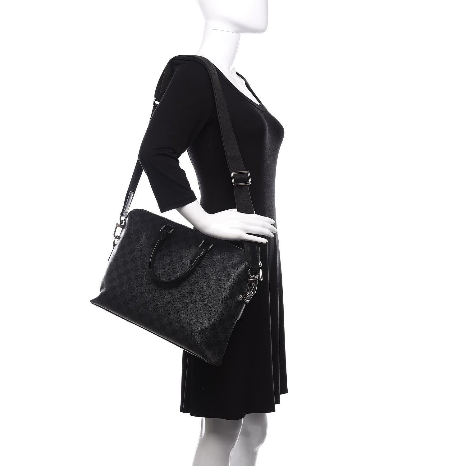 Louis Vuitton Damier Graphite Porte-Documents Jour 2 of 11