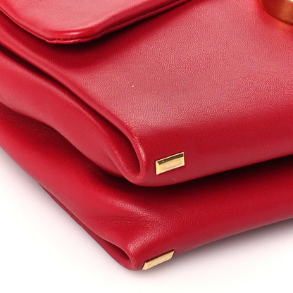 Versace Lambskin Kleio Shoulder Bag Lipstick Red 7 of 8