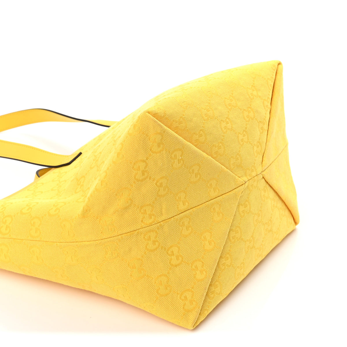 Gucci Supreme Canvas Totissima Small Tote Yellow 7 of 8