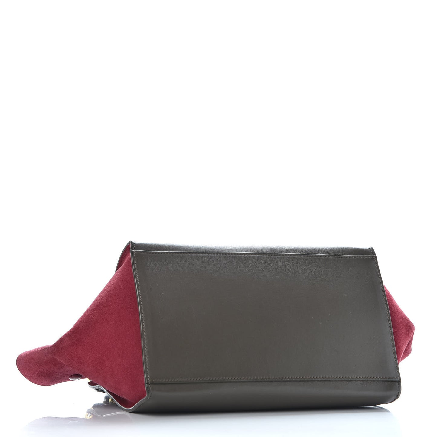 Calfskin Suede Medium Tri-Color Trapeze