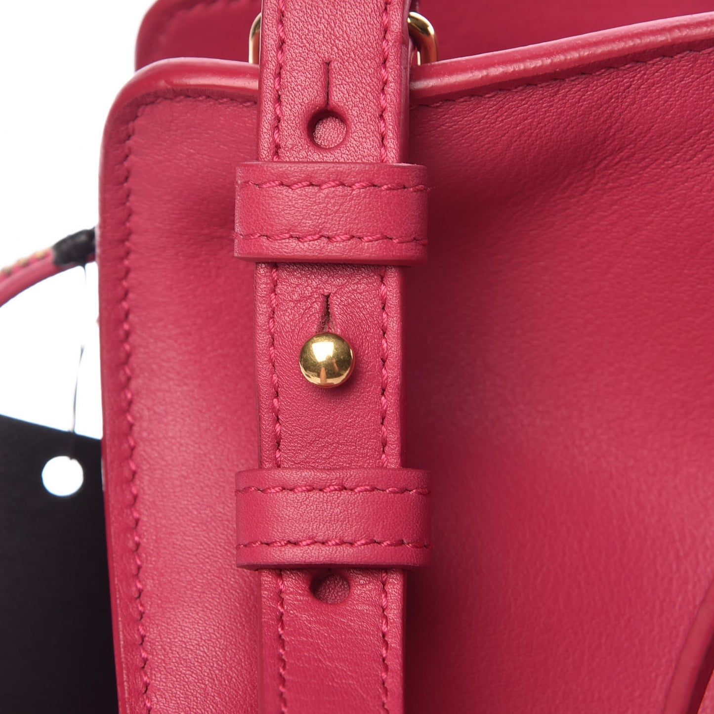 Calfskin Small Classic Y Cabas Fuchsia
