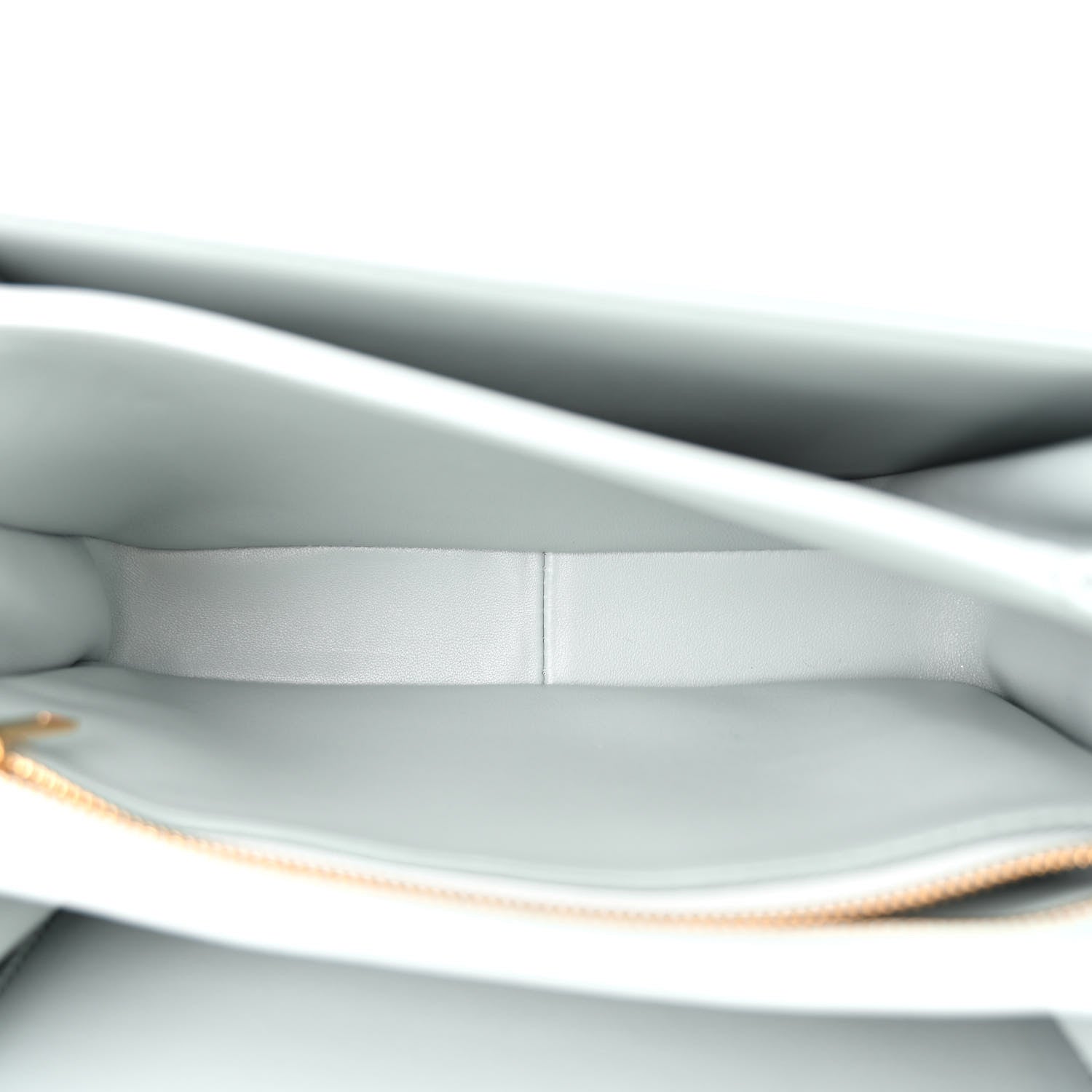 Celine Shiny Calfskin Medium Triomphe Soft Blue 5 of 11